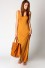 Elastyczna sukienka maxi pomarańczowy