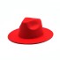 Elegancki kapelusz czerwony