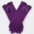 Eleganckie rękawiczki damskie fioletowy