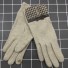 Elegante Damenhandschuhe mit Schleife J2364 hellgrau