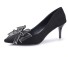 Elegante Damenpumps mit Schleife J3262 schwarz