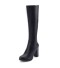 Elegante Damenstiefel J1913 schwarz