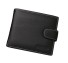 Elegantná pánska kožená peňaženka čierna