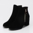 Elegantné dámske členkové topánky J897 čierna