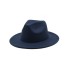 Elegantný klobúk tmavo modrá
