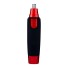 Elektrický zastřihovač chloupků v nose na 1 AA baterii Vodotěsný zastřihovač do nosu z nerezové oceli 12 x 3 cm červená