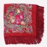 Esarfa dama cu flori J3277 burgundy