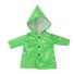 Esőkabát egy babához zöld