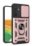 Etui ochronne do Samsunga Galaxy S20 FE 2022 z magnesem, podstawką i osłoną obiektywu różowy