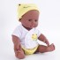 Exotická panenka miminko žlutá
