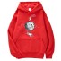 F116-Astronauten-Sweatshirt für Herren rot