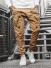 F1546 férfi nadrág világos barna