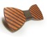 Fa csokornyakkendő gravírozott csíkkal J644 2
