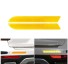 Farebné reflexné samolepky na auto 2 ks žltá
