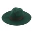 Farebný klobúk tmavo zelená