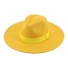 Farebný klobúk žltá