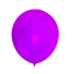 Felfújható léggömb 30 db lila