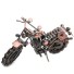 Fém modell egy motorkerékpár bronz