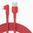 Ferde kábel az Apple Lightning-hoz az USB K579-hez piros