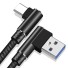 Ferde USB / USB-C kábel K534 fekete