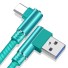 Ferde USB / USB-C kábel K534 türkiz