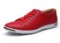Férfi bőr cipő piros