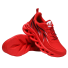 Férfi futócipők piros csúszásmentes talpú férfi sportcipők légáteresztő puha lengéscsillapító piros