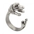 Férfi gyűrű - kutya J2230 ezüst