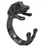 Férfi gyűrű - kutya J2230 fekete