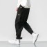 Férfi hip -hop nadrág F1413 fekete