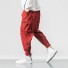 Férfi hip -hop nadrág F1413 piros