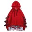 Férfi hip-hop pulóver A2525 piros
