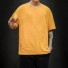 Férfi póló T2028 sötét sárga