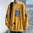 Férfi pulóver A2512 sárga