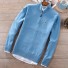 Férfi pulóver F264 kék