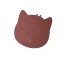 Filcowa podkładka pod mysz w kształcie kota brązowy