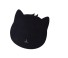 Filcowa podkładka pod mysz w kształcie kota czarny