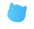 Filcowa podkładka pod mysz w kształcie kota niebieski