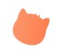Filcowa podkładka pod mysz w kształcie kota pomarańczowy