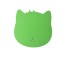 Filcowa podkładka pod mysz w kształcie kota zielony