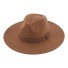 Filcowy kapelusz brązowy