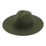 Filcowy kapelusz zieleń wojskowa