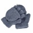 Fingerlose Damenhandschuhe J2839 grau