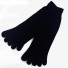 Fingersocken schwarz