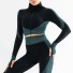 Fitness-Crop-Top für Damen P1695 türkis