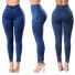 Fitness-Jeans für Damen dunkelblau