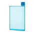 Flache Reiseflasche blau