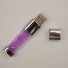 Flash disk LED kryštál fialová