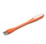 Flexibilní USB LED lampa J3146 oranžová