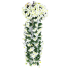 Floare artificială suspendată 2 buc Floare artificială decorativă 75 cm alb